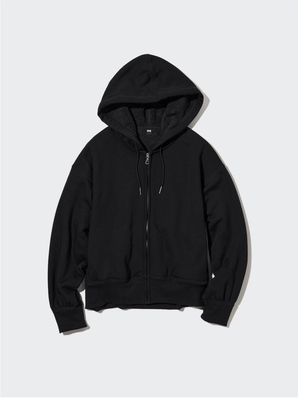 Uniqlo Women's HEATTECH Pile-Lined Sweat Full-Zip Hoodie